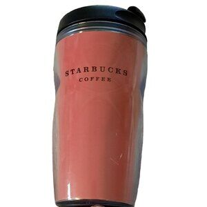 Starbucks Coffee Travel Tumbler ‎ 12oz Double-Walled Insulated  Black Lid 2004